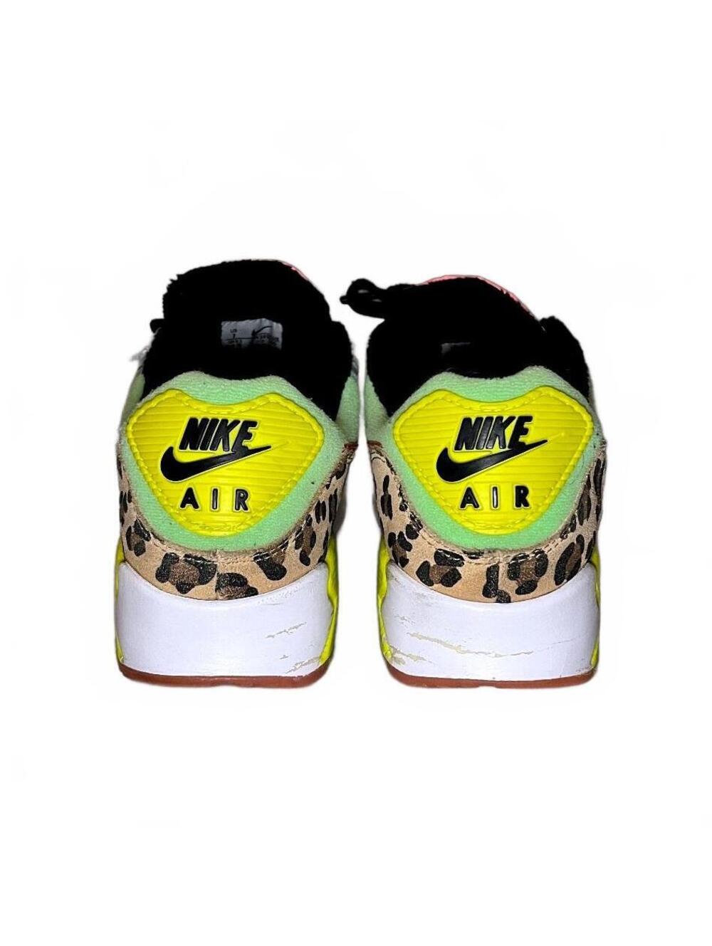 Nike Air Max 90 LX Denim Leopard Print “90s Dancefloor Green” Womens 7 - Picture 5 of 7